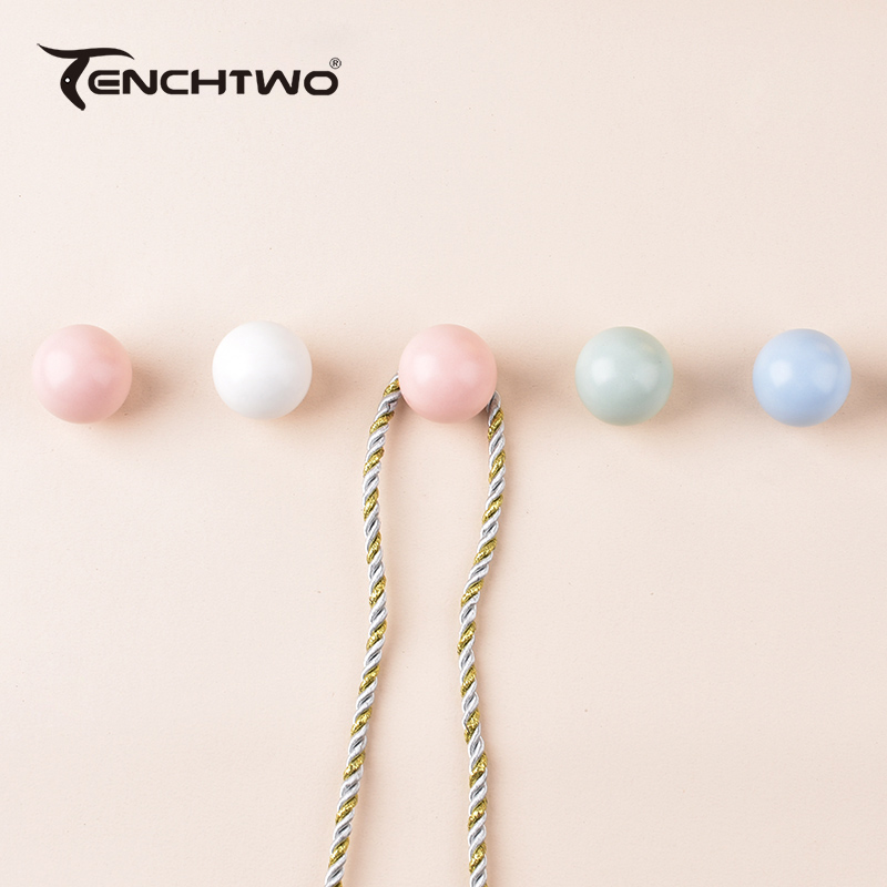 Furniture Hardware Manufacturer - Ganchos de cerámica redondos, ganchos de