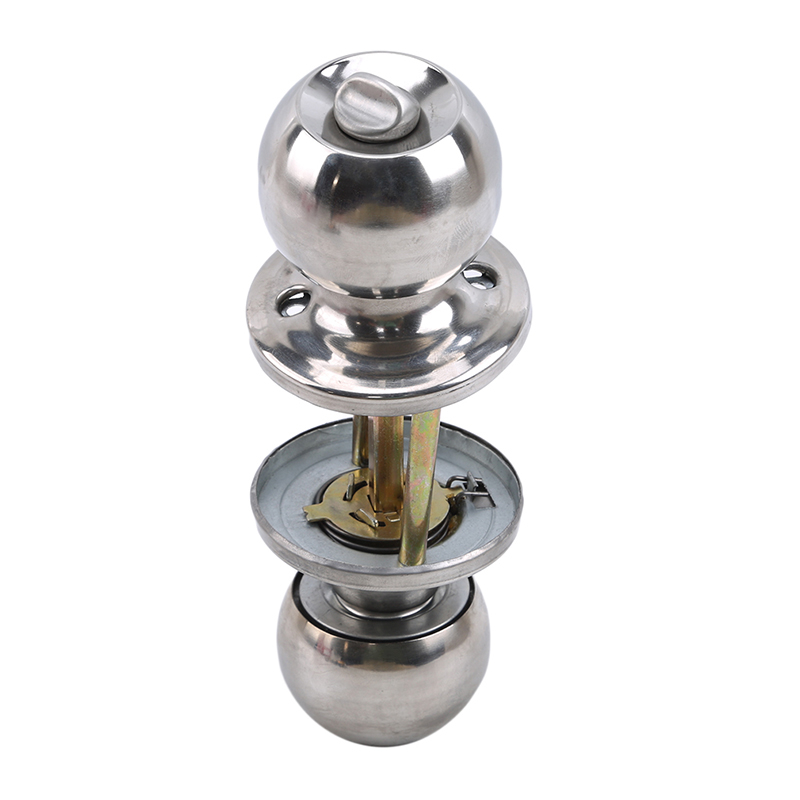 Furniture Hardware Supply - Pomo de Puerta Redondo con Cerradura