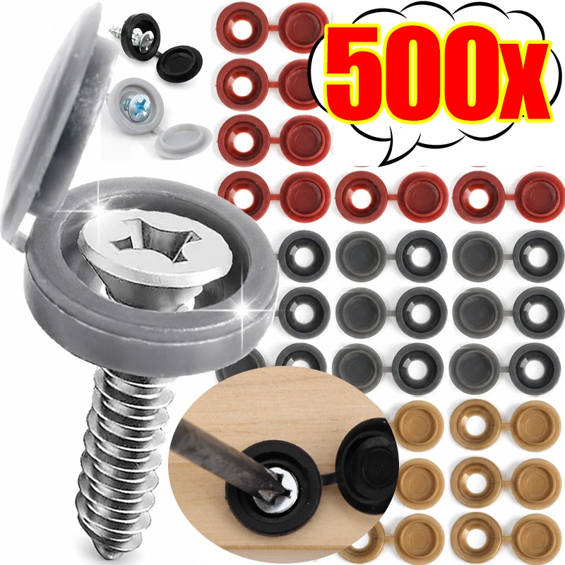 Furniture Hardware Nut - 100-500 unidades de tapas protectoras de