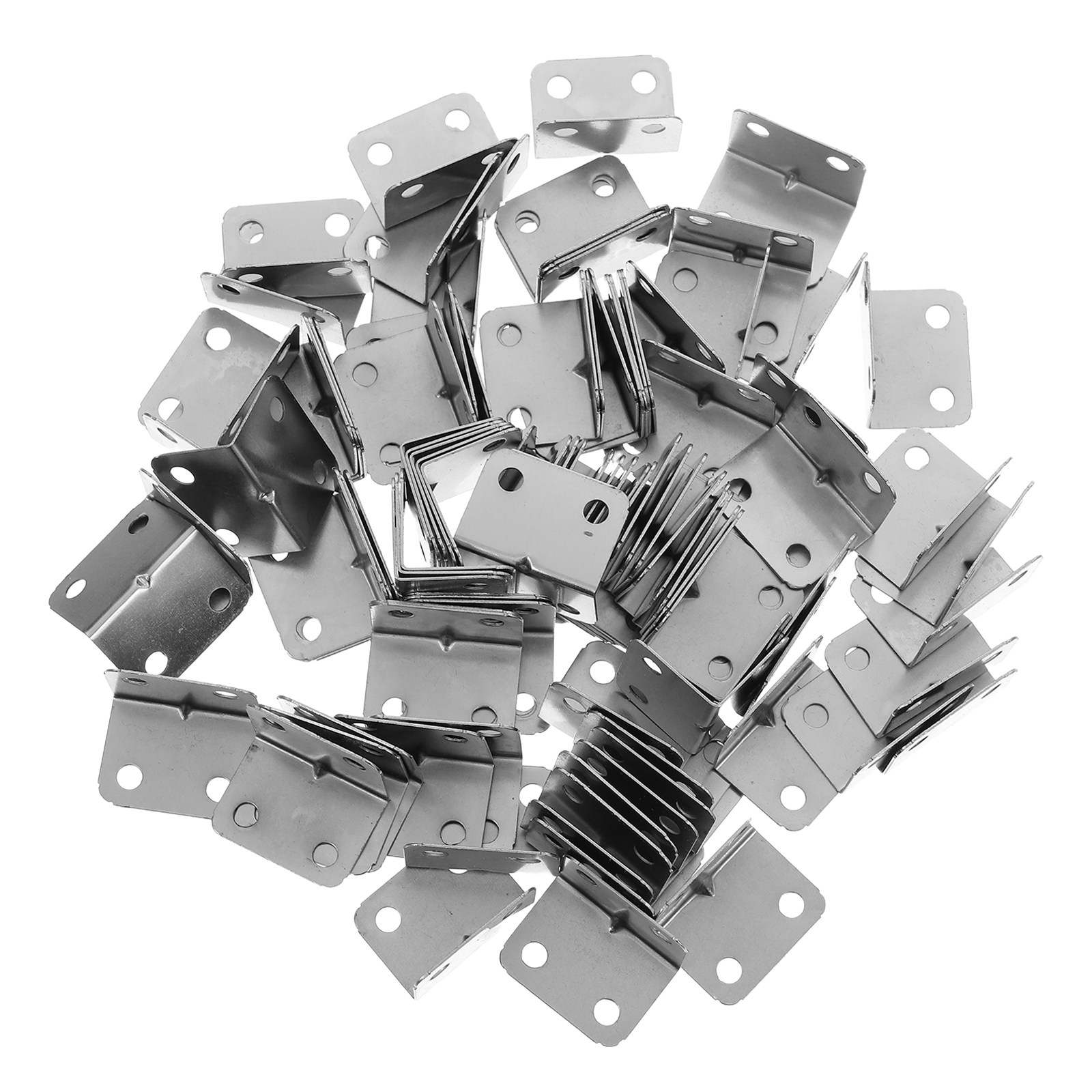 Furniture Joining Hardware - 100 Piezas de Soportes de Esquina