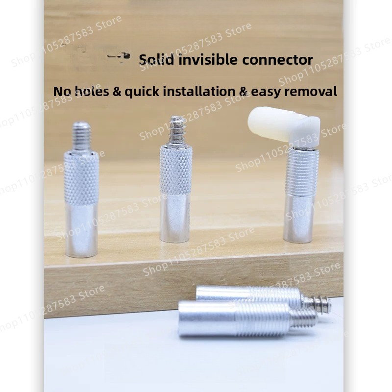 Furniture Screw Type - Conector invisible sólido 2 en 1,