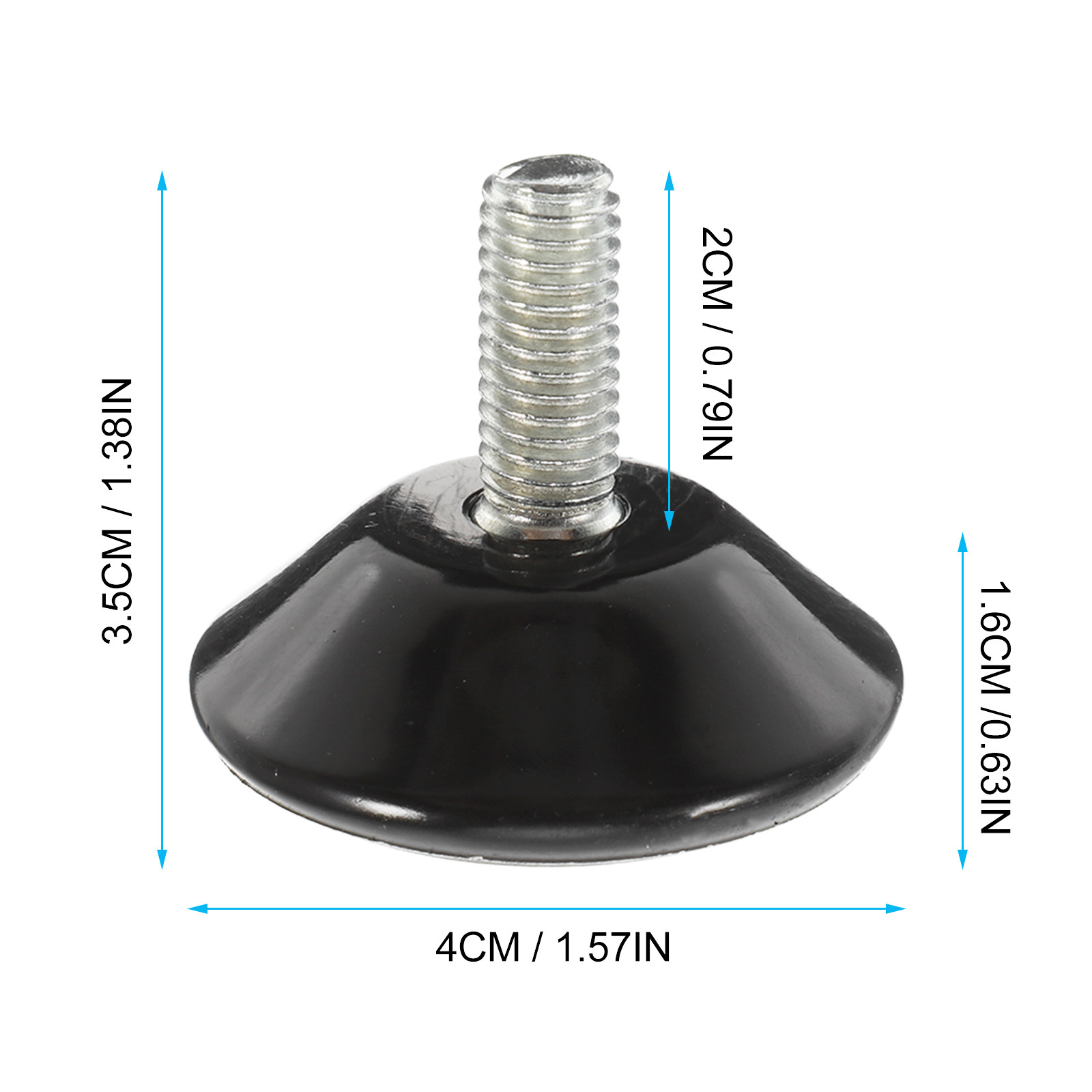 6 piezas de niveladores ajusta - Furniture Screw Type reseña y precio