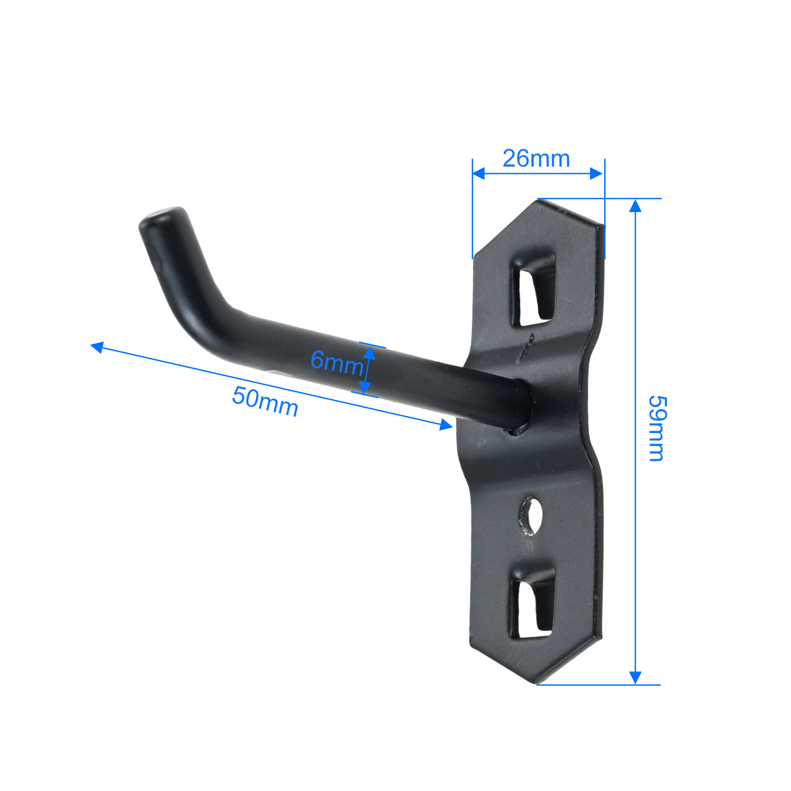 Juego de 10 ganchos de acero d - Furniture Hardware Fittings reseña y precio
