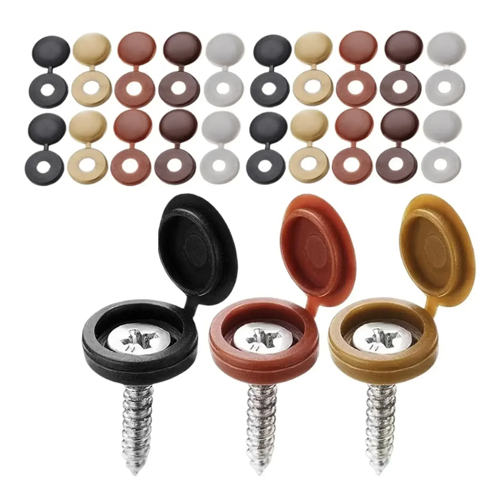 Tapa de tornillo de plástico c - Furniture Hardware Nut reseña y precio