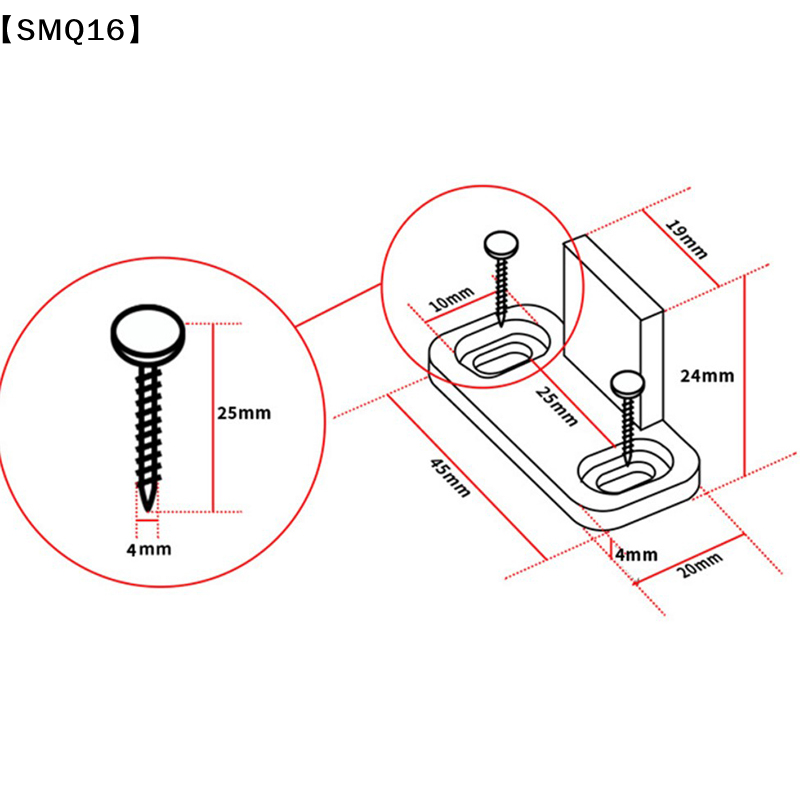2 guías deslizantes ajustables - Furniture Hardware Accessories reseña y precio
