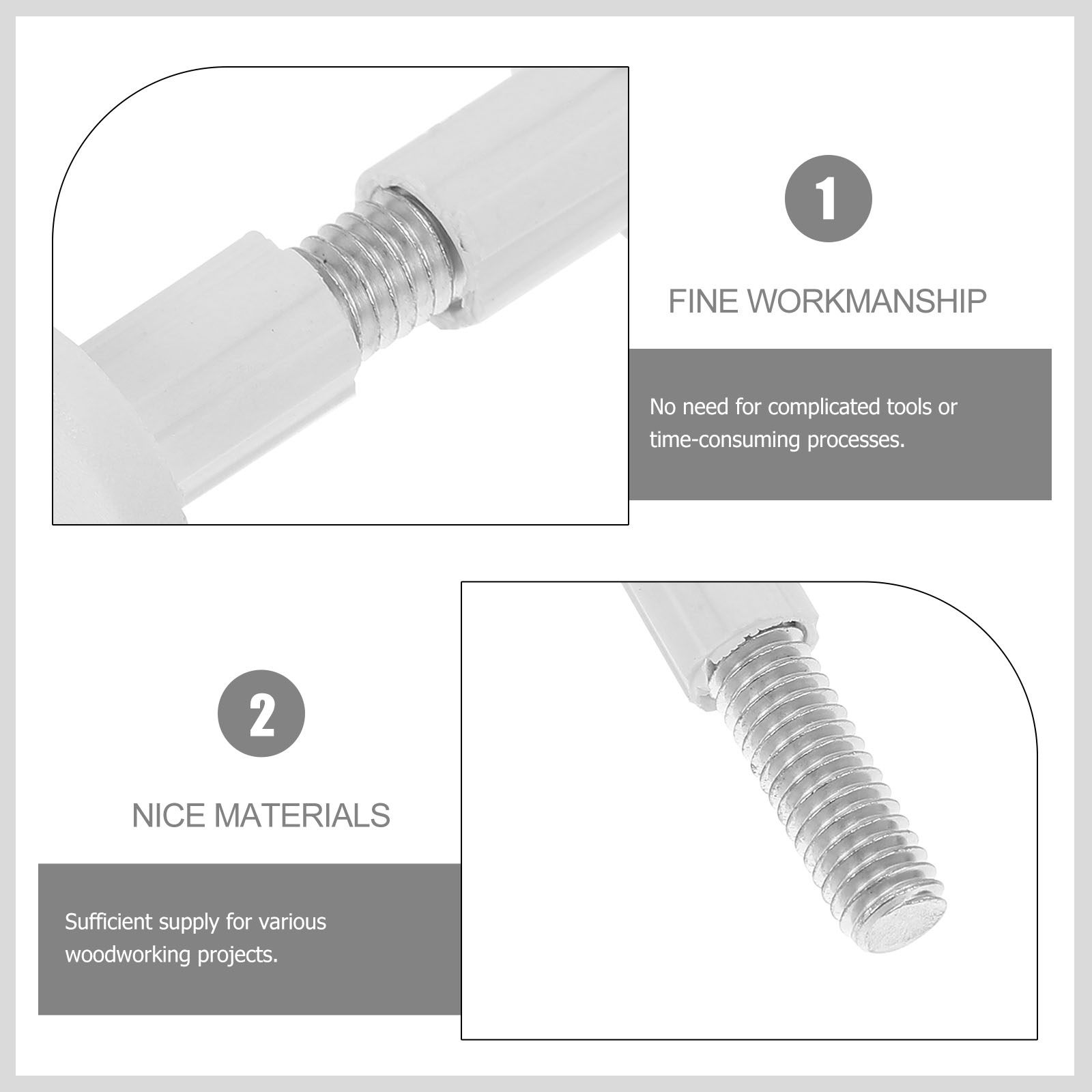 Kit de 50 Piezas de Fijaciones - Furniture Joining Hardware reseña y precio