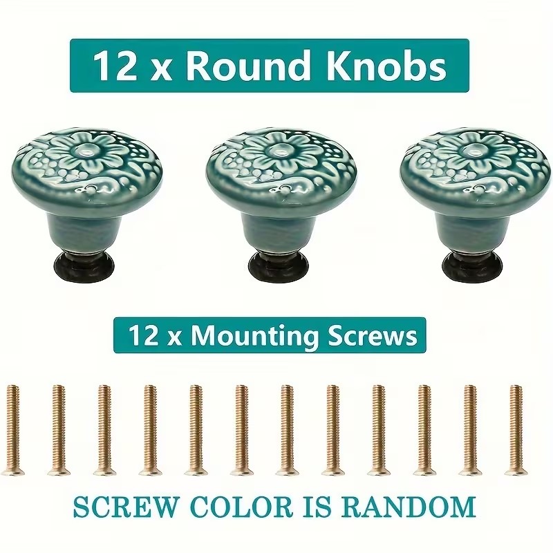 12 perillas de cerámica para g - Furniture Hardware China reseña y precio