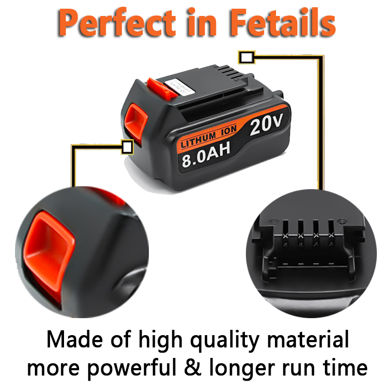 Batería de repuesto de alta ca - Black+Decker Tool 20V Max reseña y precio