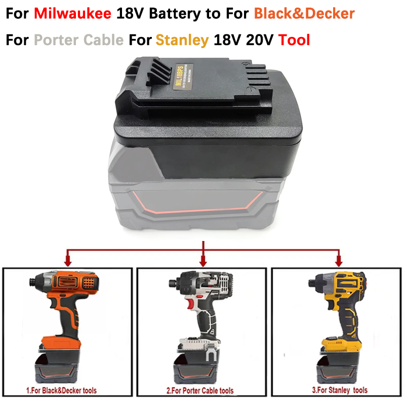 Adaptador de batería MIL18BPS  - Black+Decker Tool 20V Max reseña y precio