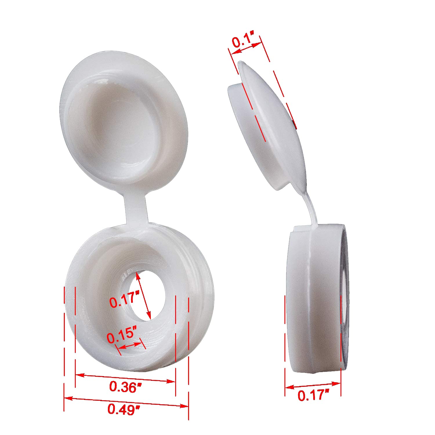 Tapa de tornillo de plástico c - Furniture Hardware Nut reseña y precio