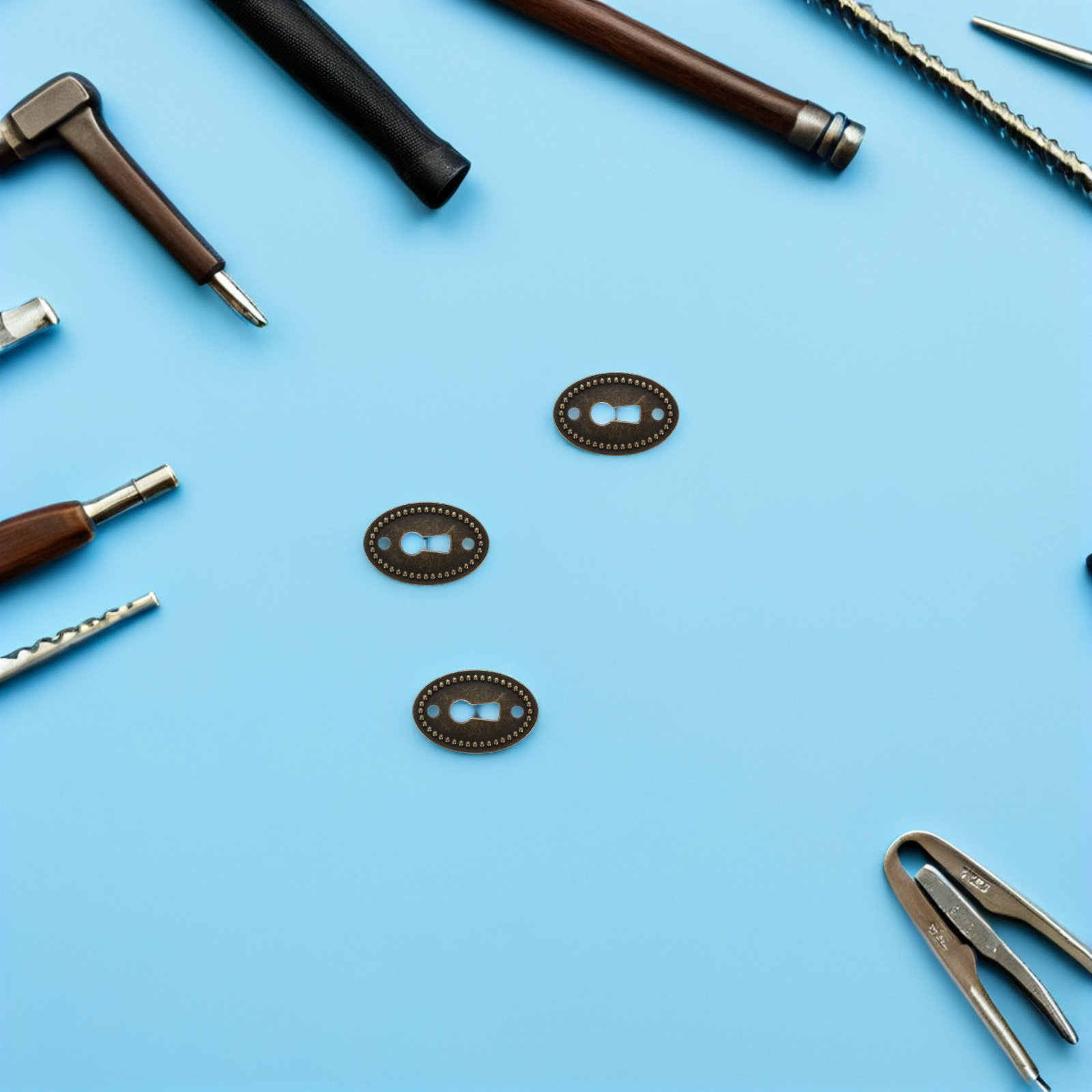 16 Piezas de Cubiertas Decorat - Furniture Hardware Locks reseña y precio