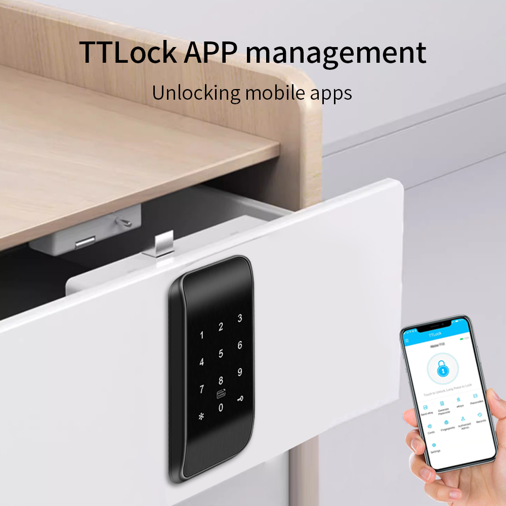 TTLOCK-cerradura de cajón con  - Furniture Hardware Locks reseña y precio