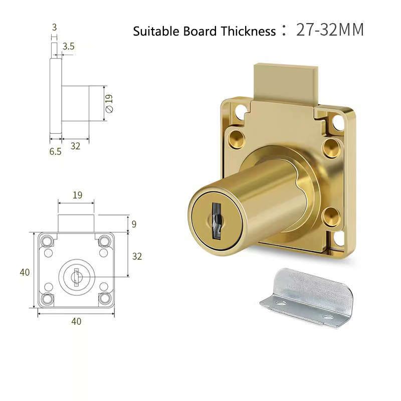 Yutoko Cerradura para cajón de - Furniture Hardware Locks reseña y precio
