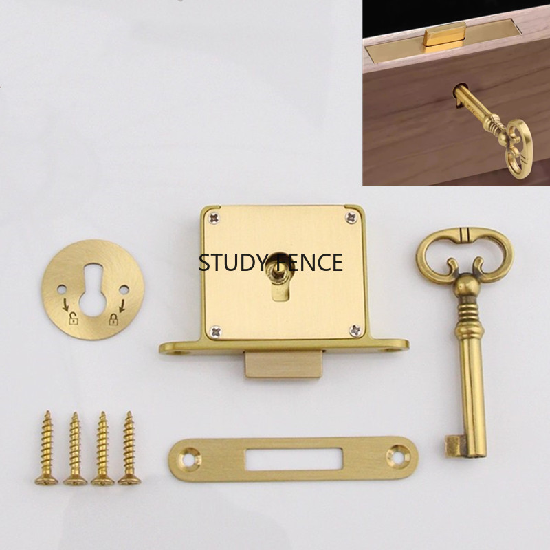 Cerradura de cajón de Metal an - Furniture Hardware Locks reseña y precio