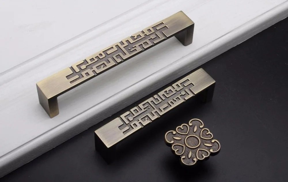 Tirador de cajón de estilo chi - Unique Furniture Hardware Pulls reseña y precio