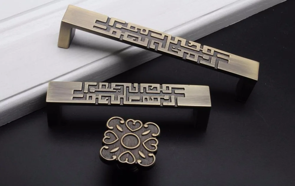 Tirador de cajón de estilo chi - Unique Furniture Hardware Pulls reseña y precio