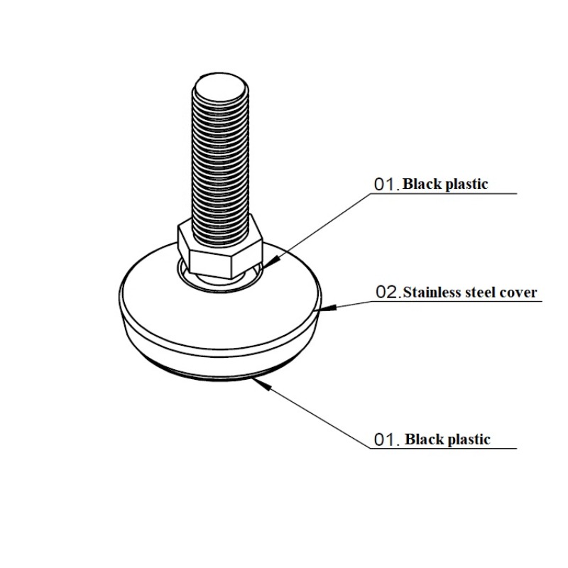 Patas Ajustables para Torno, T - Furniture Screw Type reseña y precio